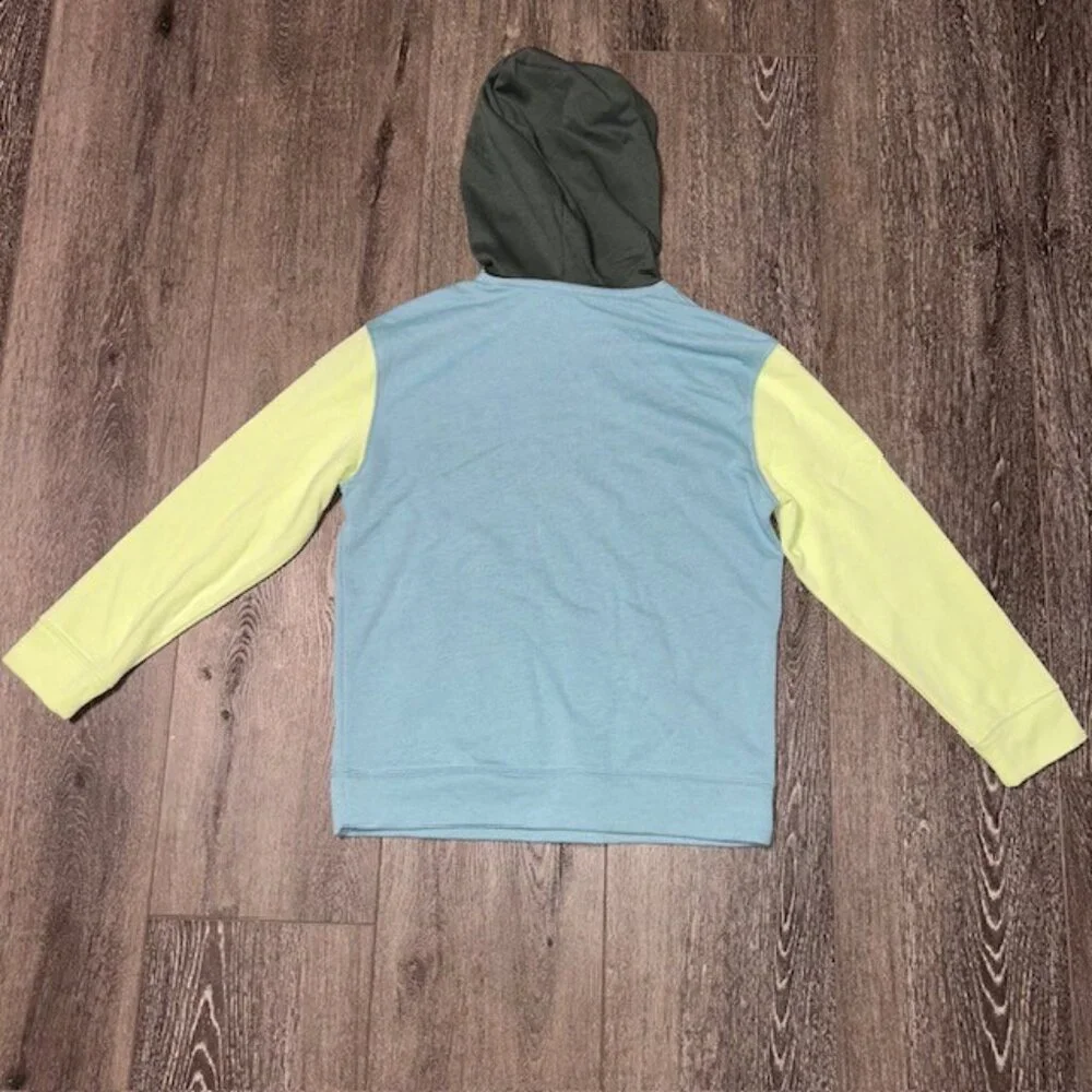 Old Navy Boys Pullover Long Sleeve Cotton Colorblock Sweatshirt Sz XL 14-16 NWT